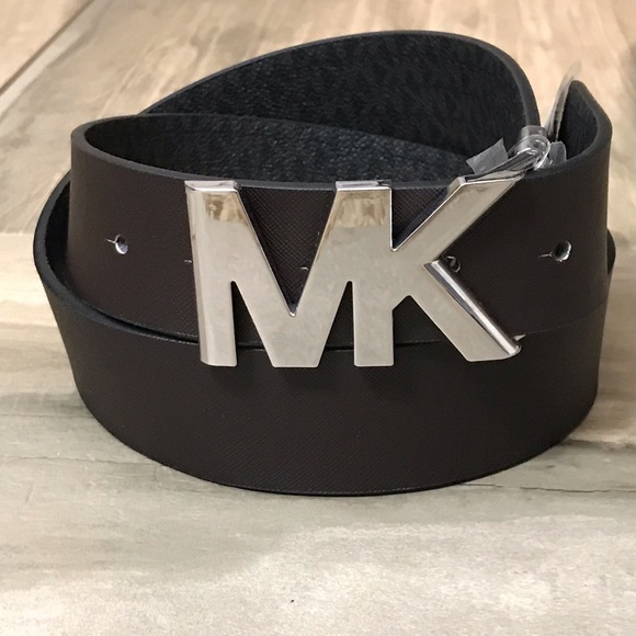 Michael Kors Black/Brown Reversible Belt - Picture 5 of 6